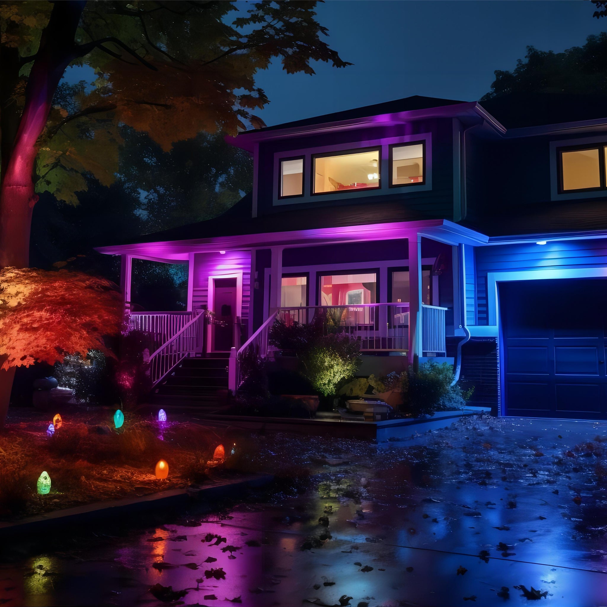 Unveiling the Magic of iLC LED Flood lights Outdoor for Halloween